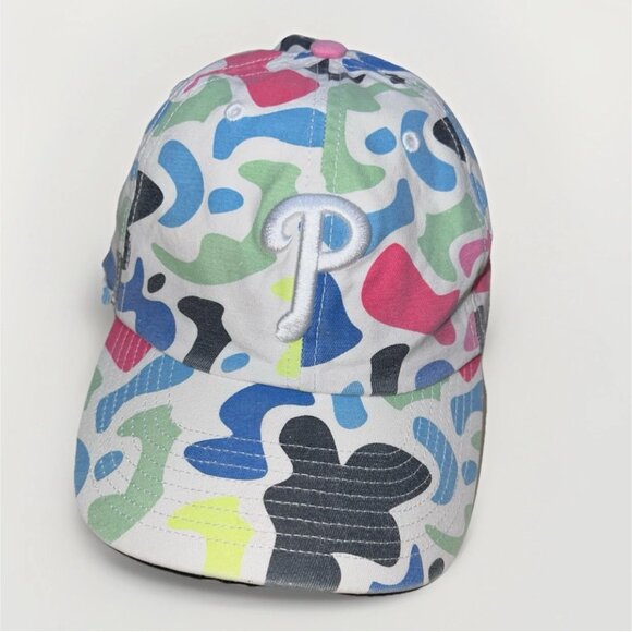 Philadelphia Phillies New Era 47 Cotton Candy Camo Strapback Baseball Cap Summer